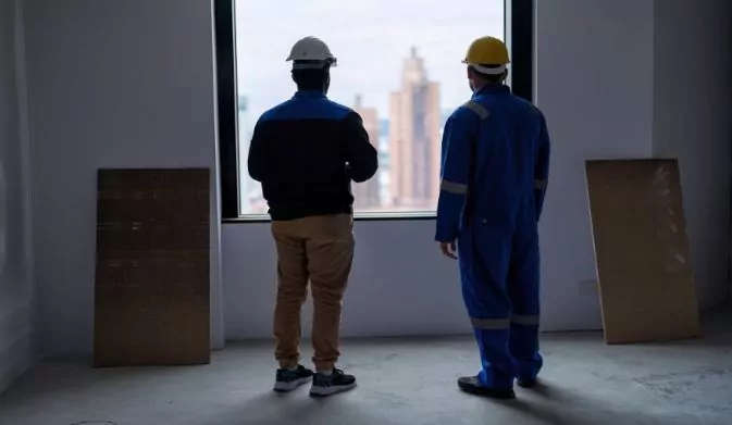 supervisor at building construction